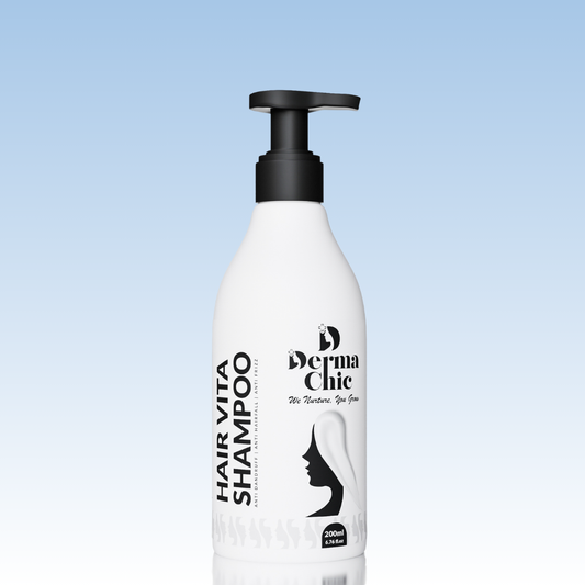 DermaChic Hair Vita Shampoo - Anti Dandruff | Anti Hairfall | Anti Frizz (200ml)