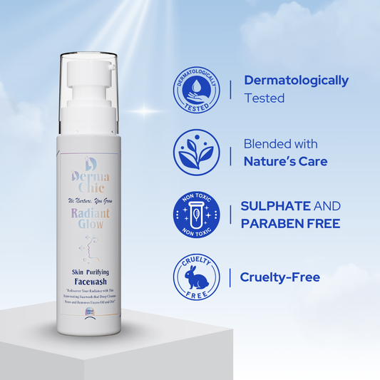 DermaChic Radiant Glow Skin Purifying Facewash (100ml)