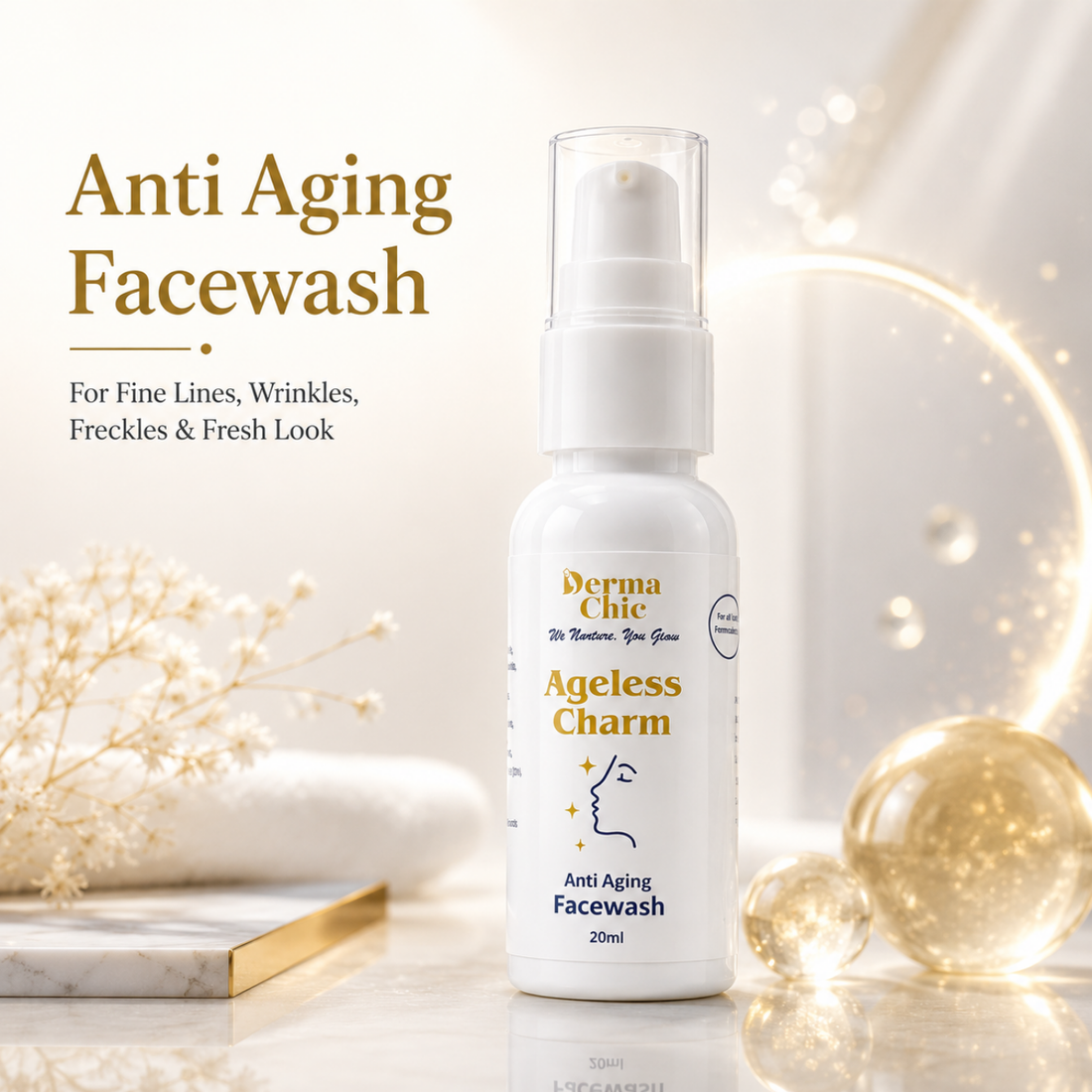 Ageless Charm Anti Aging Facewash (20ml)