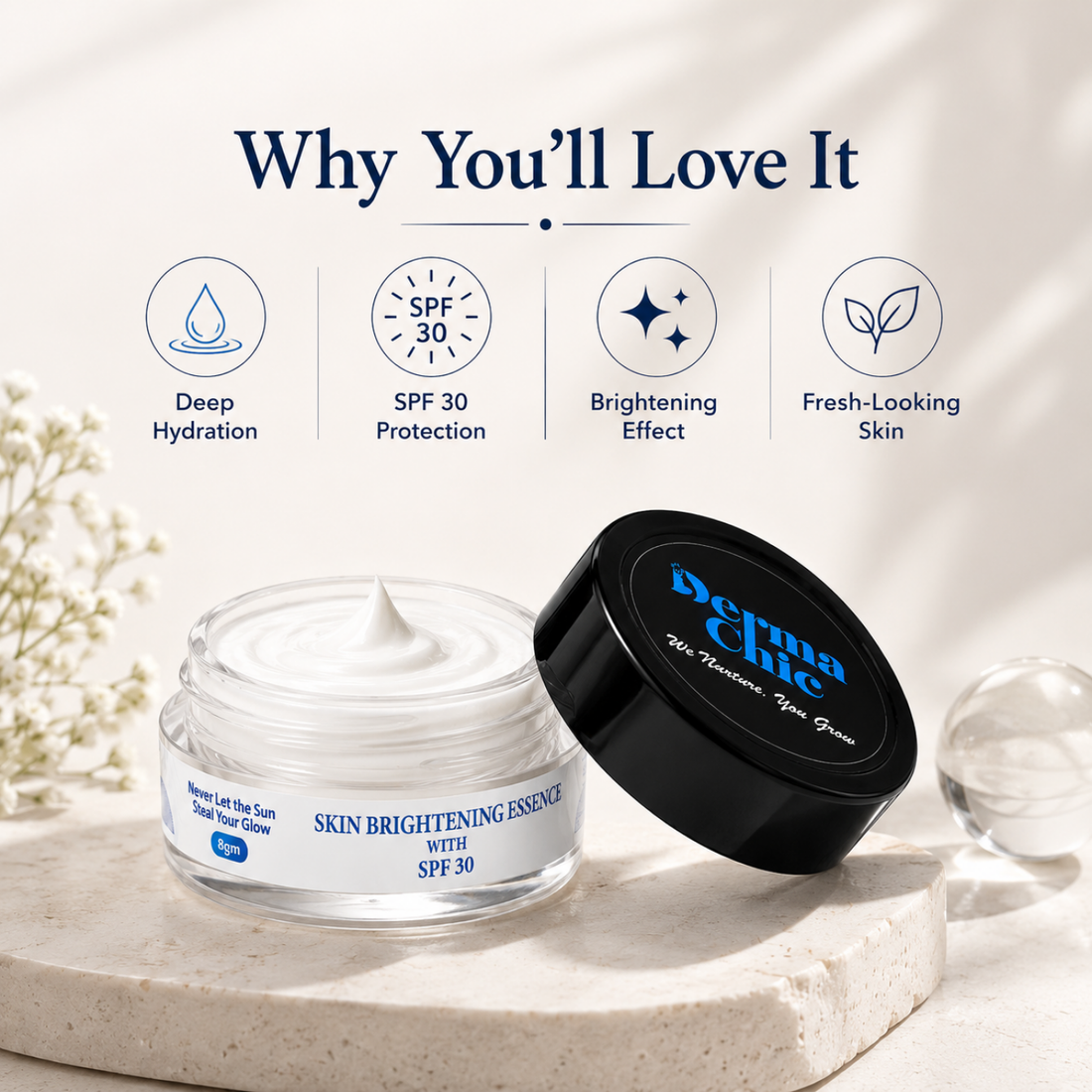 Skin Brightening Essence with SPF 30 (8gm)