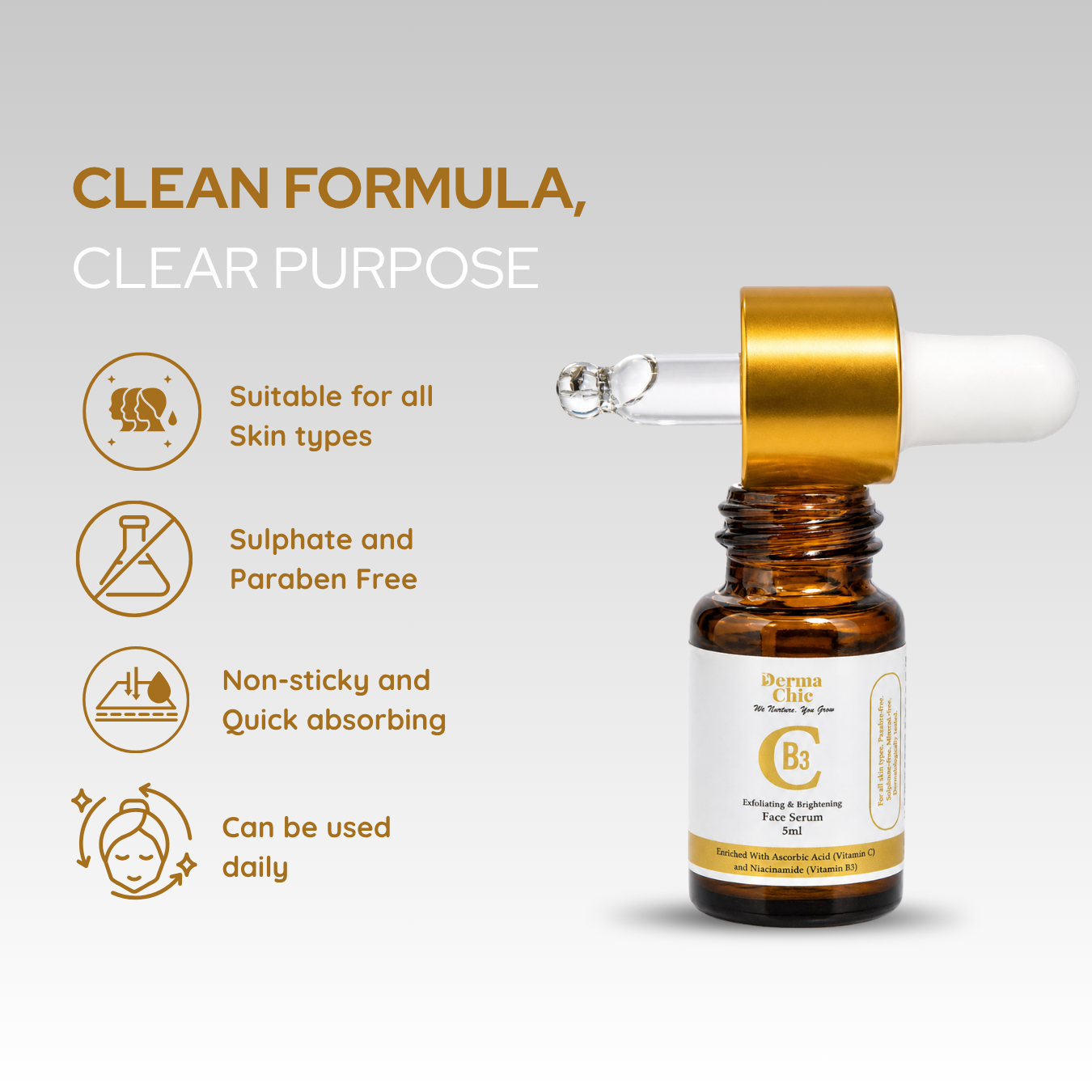 CB3 Exfoliating and Brightening Serum (5ml)
