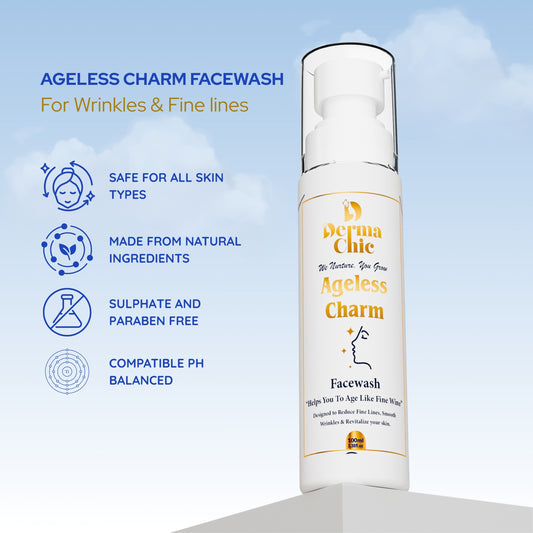 DermaChic Ageless Charm Facewash – Collagen Boosting Cleanser for Firm, Youthful Skin (100ml)