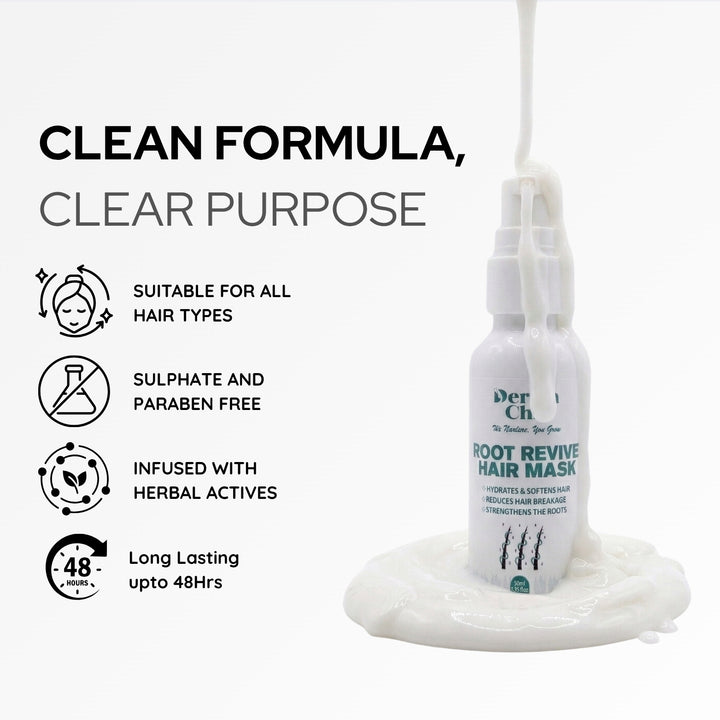 Root Revive Mask: 10% Niacinamide, Rosemary & Caffeine Scalp Treatment to Reduce Hair Fall & Strengthen Roots