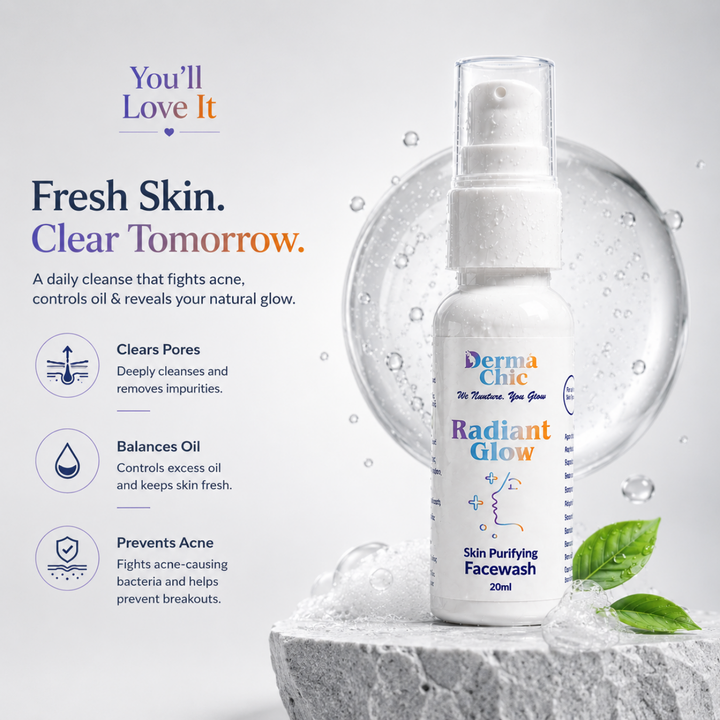 Radiant Glow Anti Acne FaceWash (20ml)