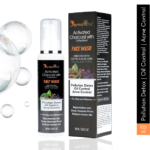 DermaChic Activated Unisex Charcoal Facewash | Deep Cleansing & Oil Control | Enriched with Neem, Aloe Vera & Coffee Extract | Detoxifying & Refreshing Face Cleanser | 100ml Bottle (Pack of 1)