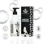 DermaChic Hair Vita Shampoo | Anti-Hair Fall, Anti-Dandruff & Anti-Frizz | Infused with Rosemary, Biotin & Aloe Vera | Sulfate-Free & Gentle Cleanser | 200ml